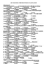Revision for the first term examination English 11